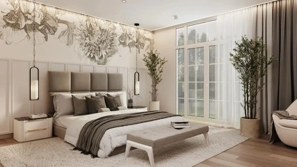 Elegant bedroom