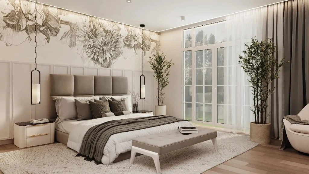 Elegant bedroom bedroom