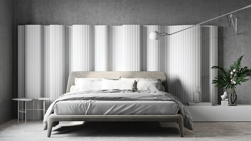 Outlining Minimalist Living Artistic Conception bedroom