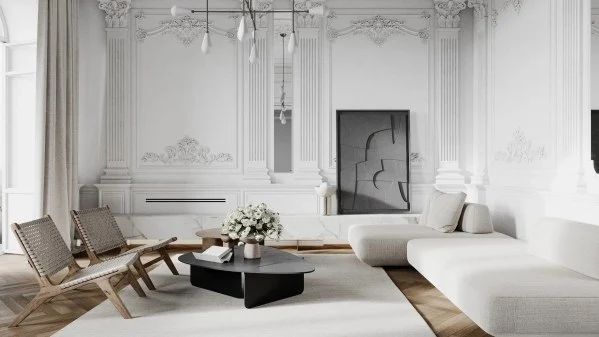 Simple-Elegant Mix: Classic Dialogue of Space