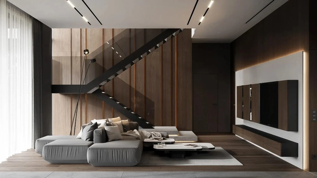 A Sophisticated and Practical Living Space living-room