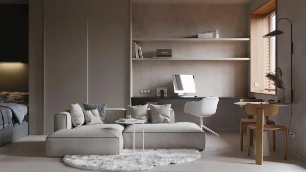 Wabi-Sabi Blended with Comfortable Living Space