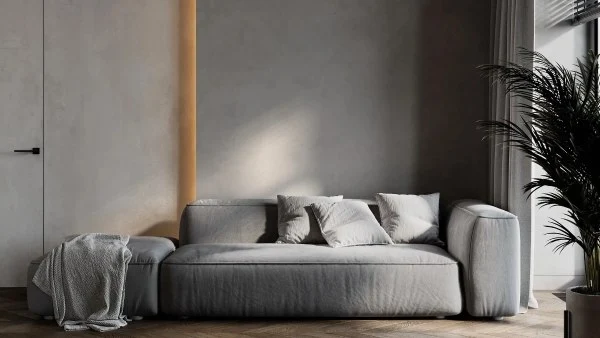 Charm of Minimalism: Modern Textured Home Space