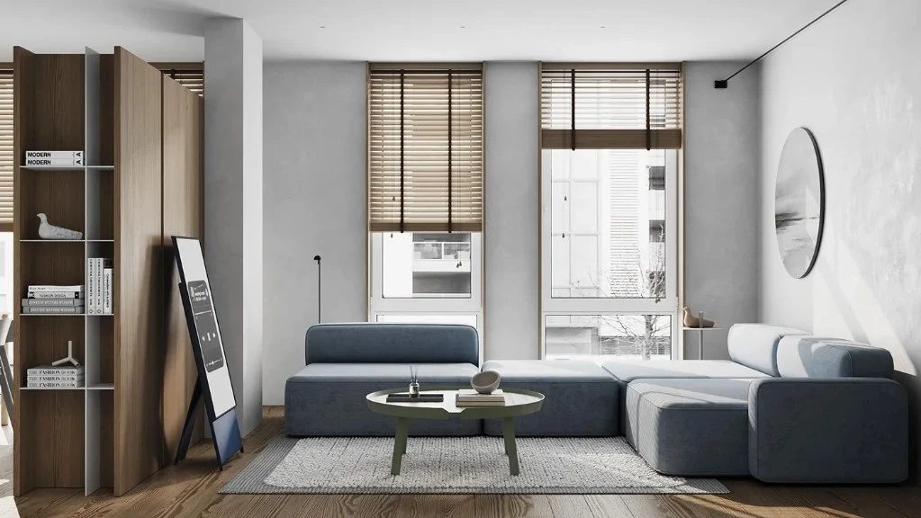 Light-Toned Simple Elegant Spaces living-room