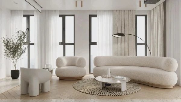 Simple White Artistic Realm