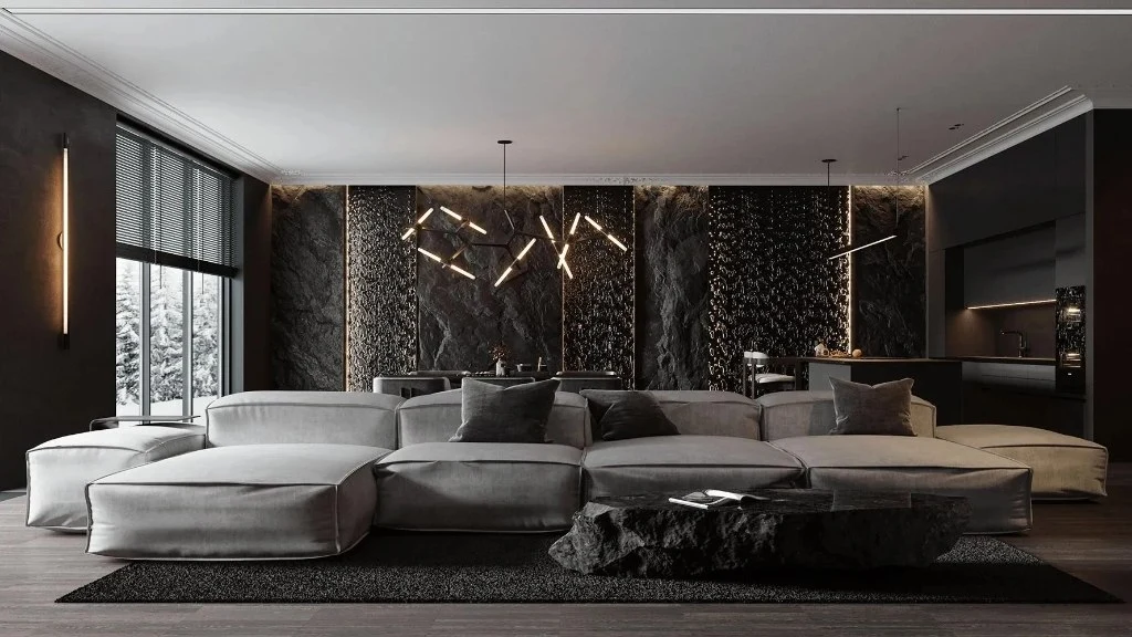 Dark - Wabi Sabi living-room