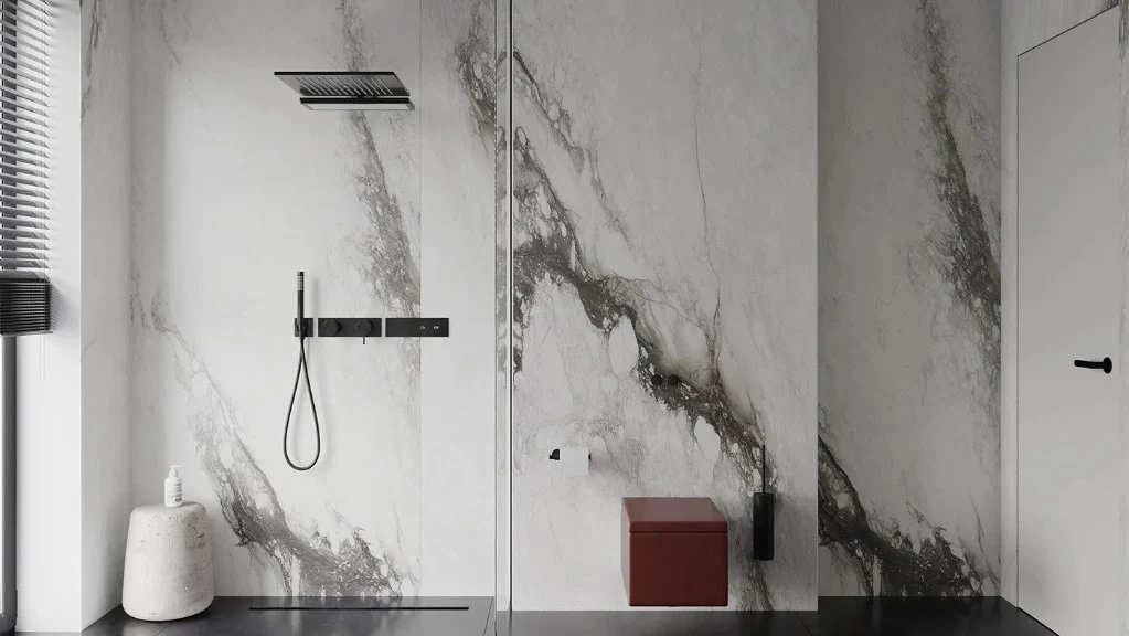 Dark Gray Wabi - Sabi bathroom