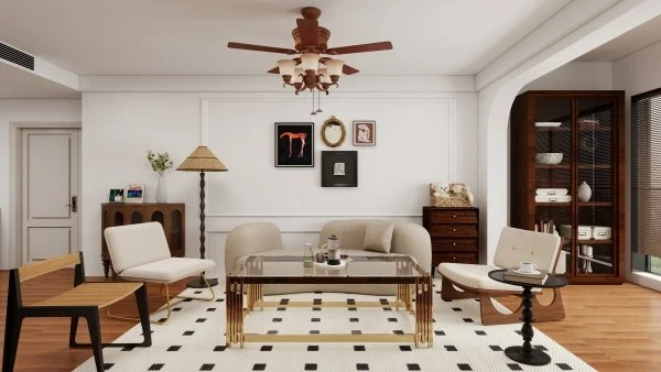 Vintage - Mixed Style,(LRMRFG0035)-Living room