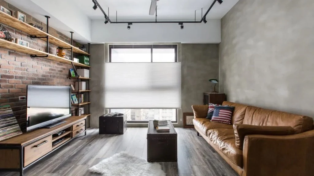 Industrial House living-room