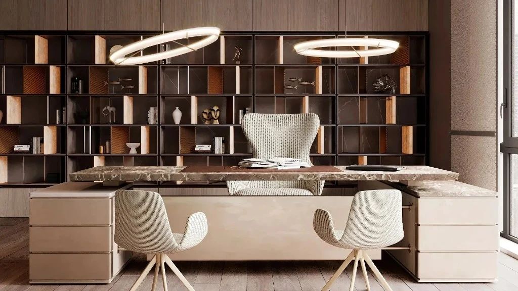 Elegant Luxury Realm study-room