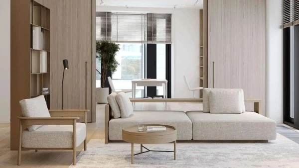 Log-Simple Spaces: Blending Healing Living