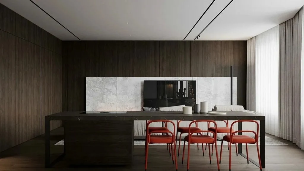 Minimalist Wabi-Sabi Residence living-room