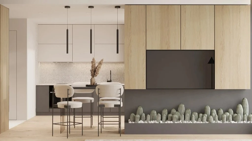 Light Brown Soft Tones dining-room