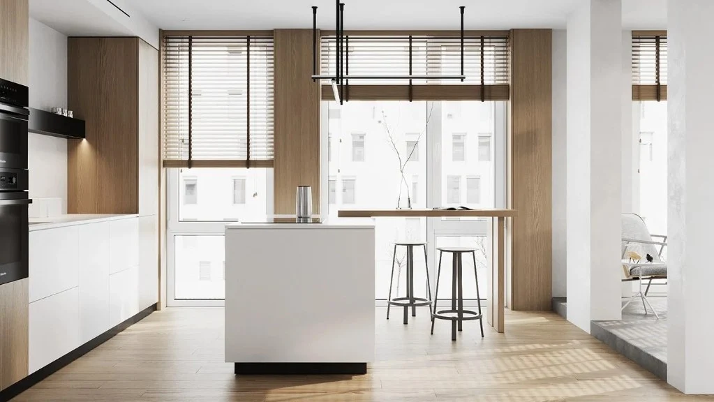 Light-Toned Simple Elegant Spaces dining-room