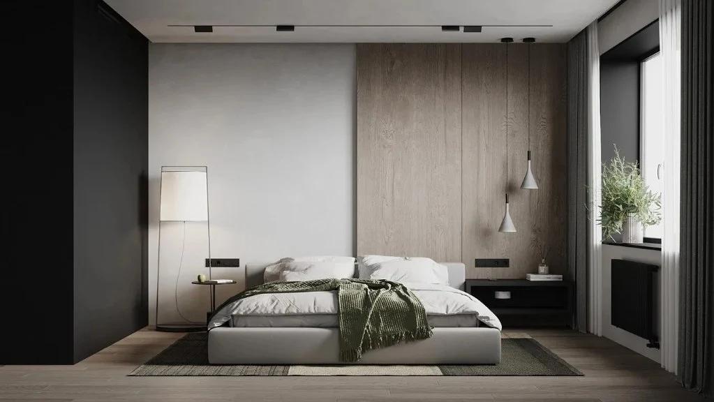 Simple Quiet Residence bedroom