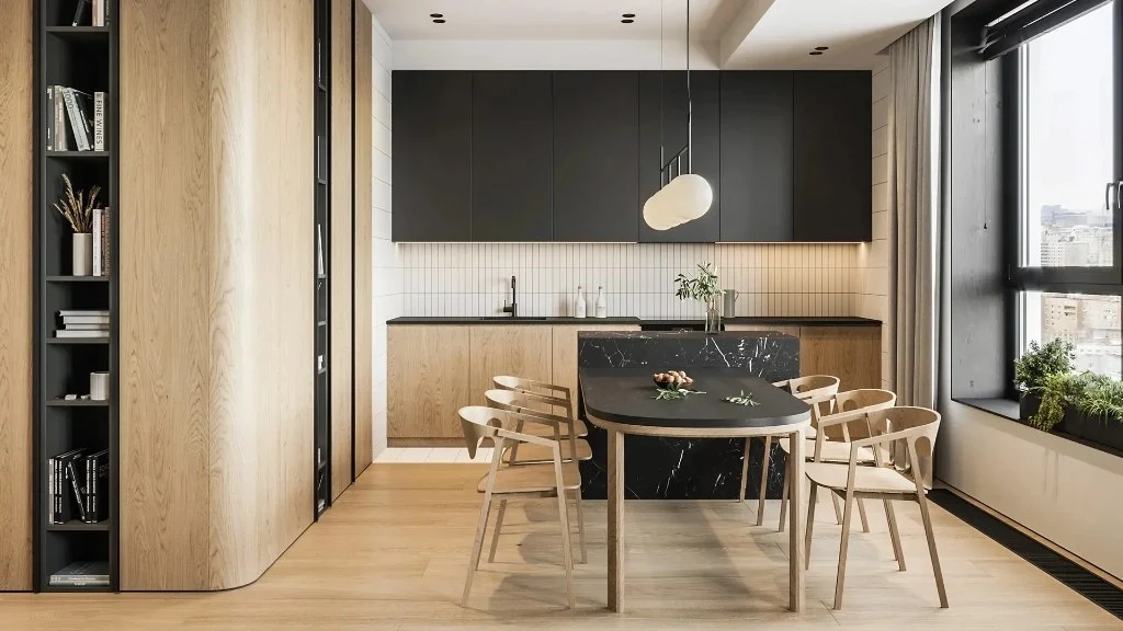 Blend of Simplicity and Luxury dining-room