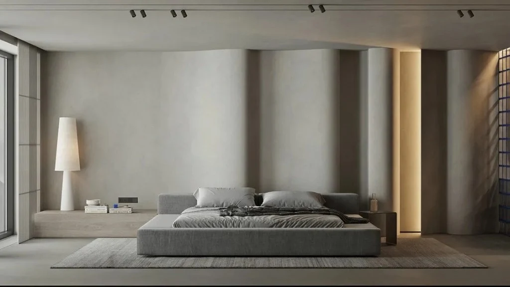 Minimalist Wabi-Sabi Residence bedroom