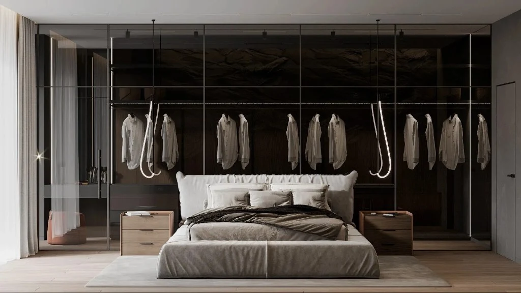 A Sophisticated and Practical Living Space bedroom