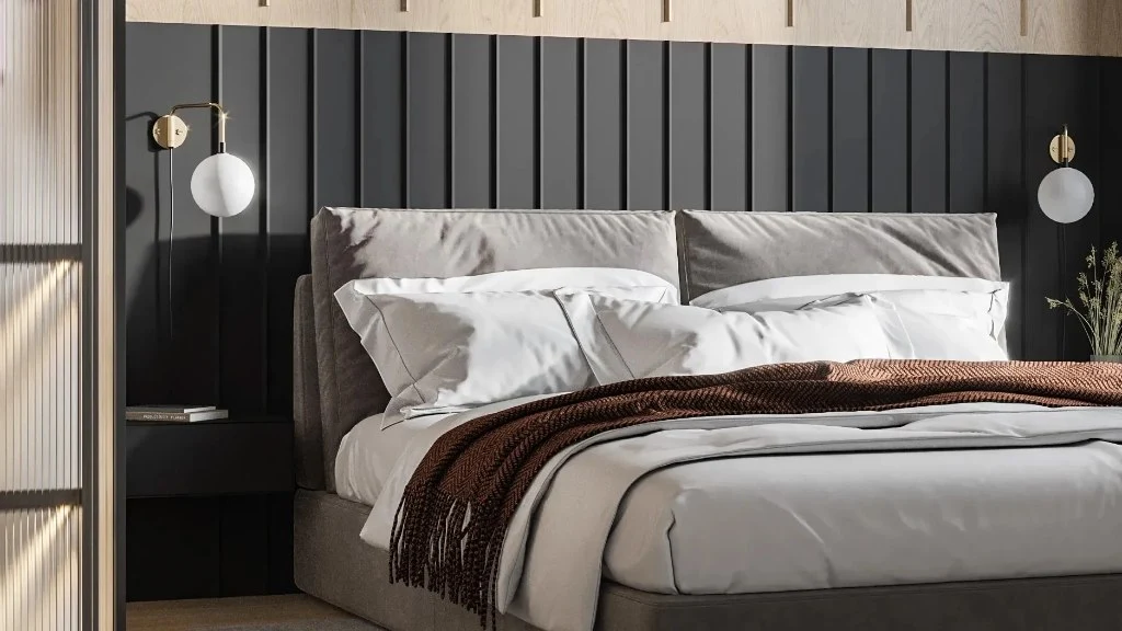 Blend of Simplicity and Luxury bedroom