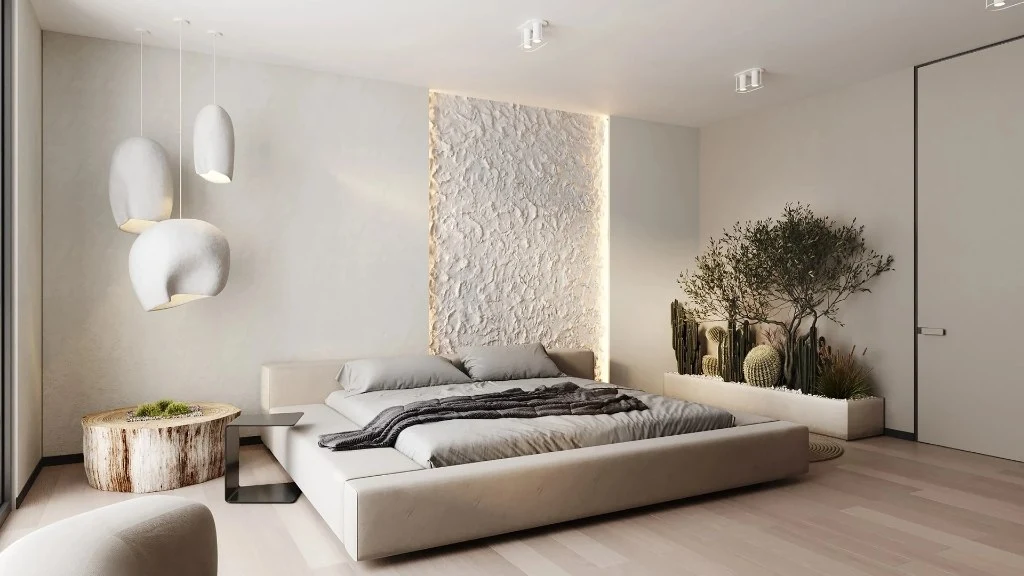 Minimalist symphony bedroom