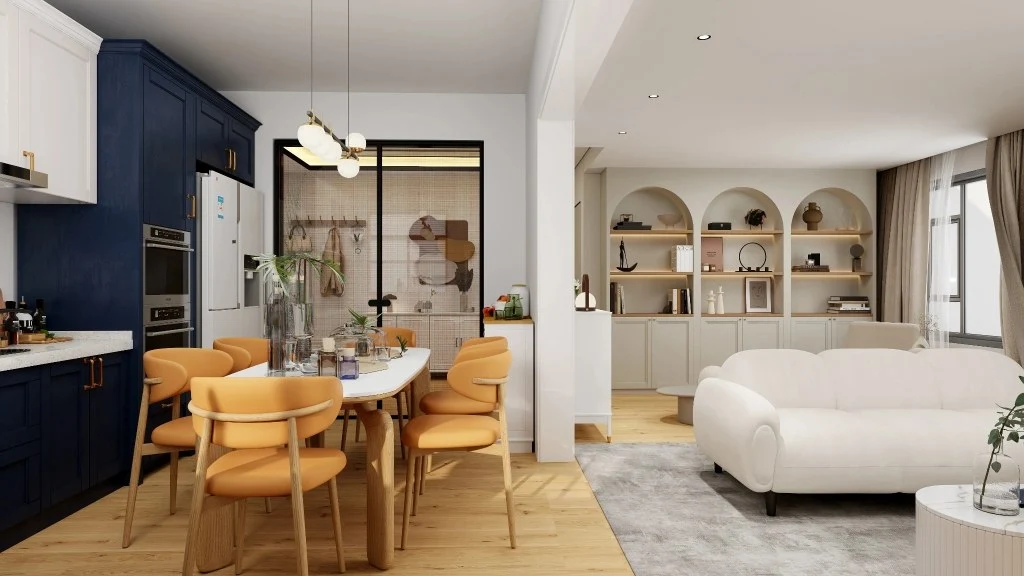 Minimalist Apartment dining-room