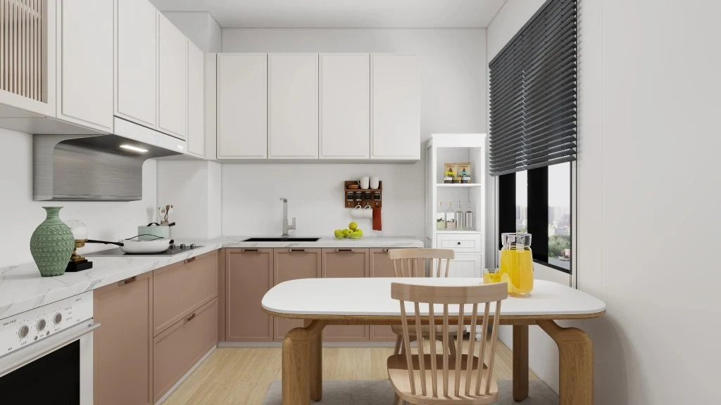 An Elegant and Relaxed Cottage-French Style dining-room