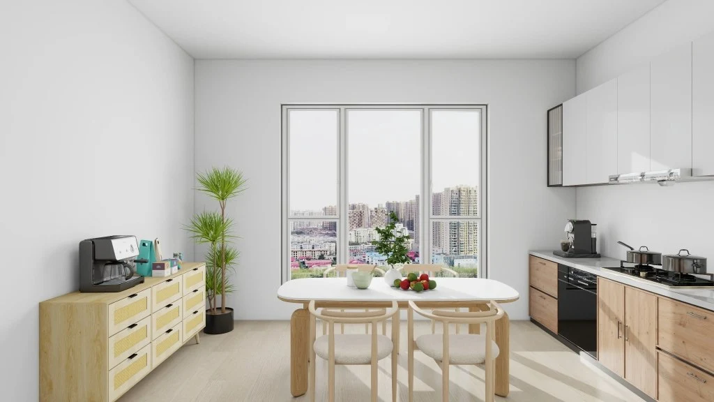 Simple-White Prologue dining-room