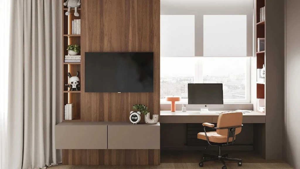 Using Light and Shadow study-room