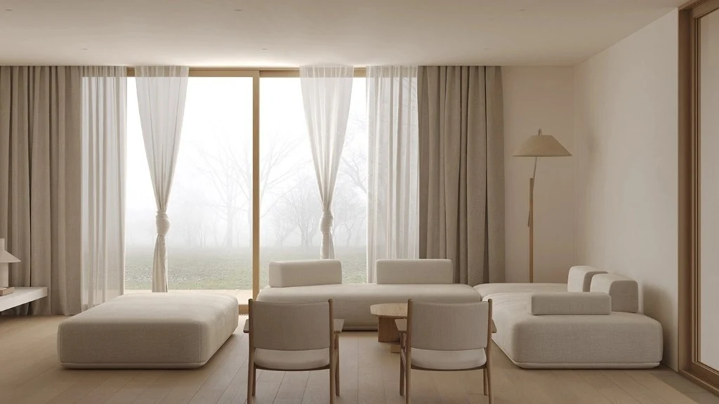 Transparent and Elegant living-room