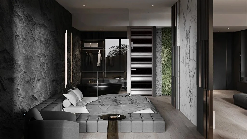 Textured Design bedroom