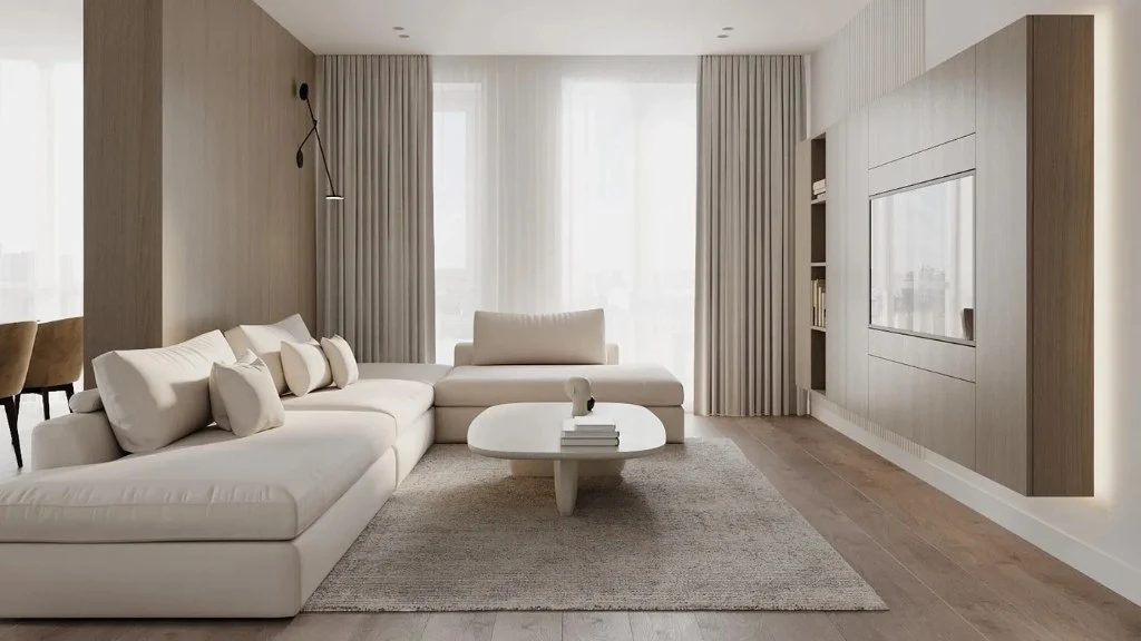 Charming Cream Color(DRSSJY0044RT)-Living room