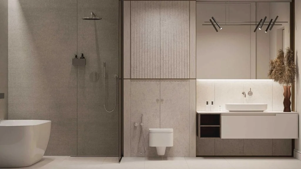 Calm and Gentle bathroom