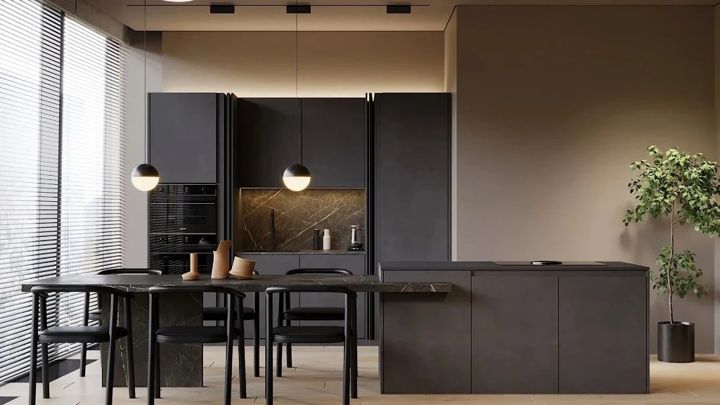 The Romance of Minimalism dining-room