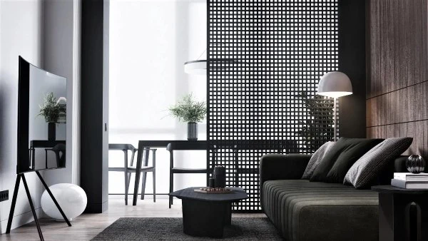 Ultimate Minimalist Apartment(LRSSJY0049RT)-Living room