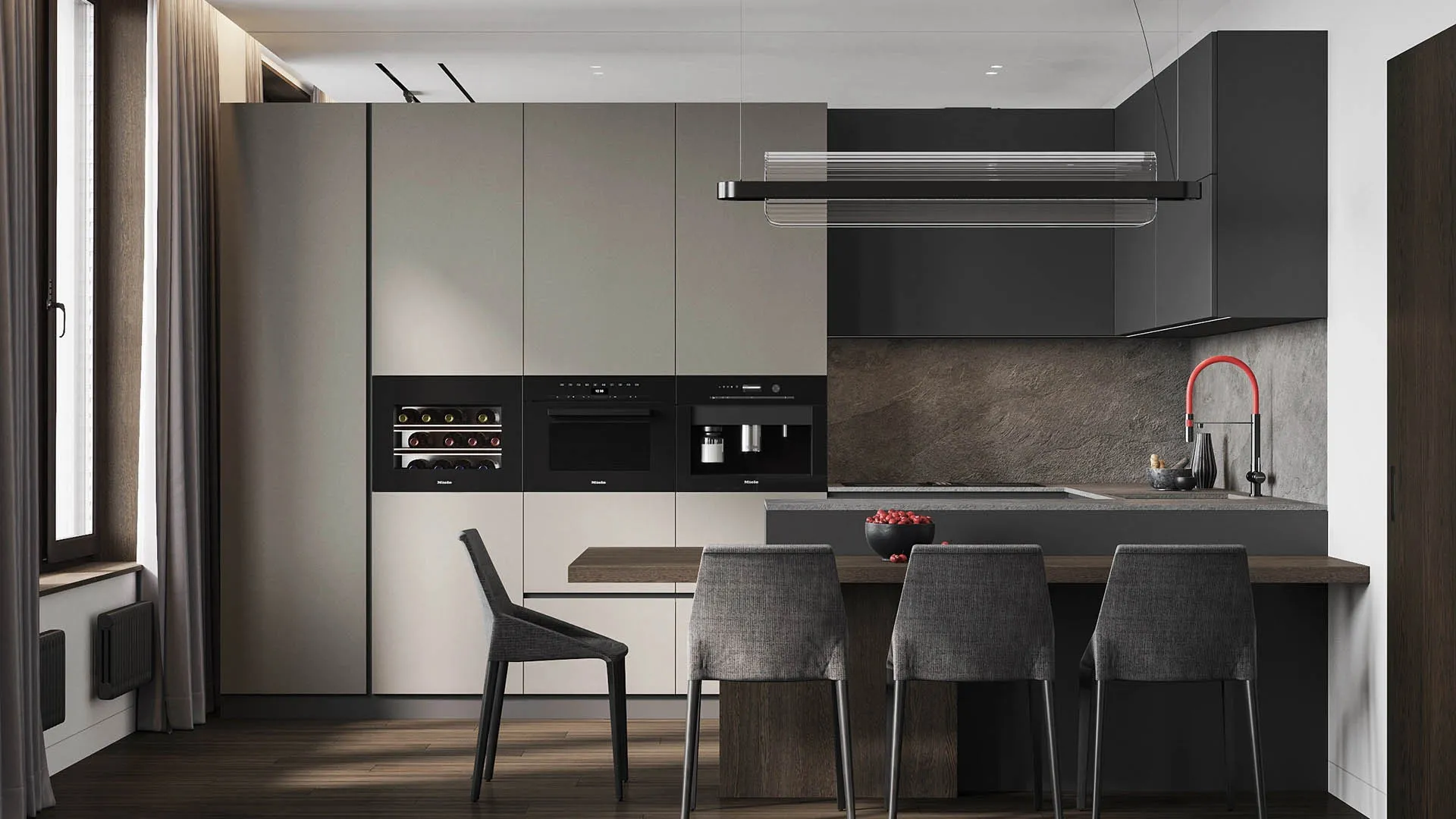 Apartments in Gray Living room 6