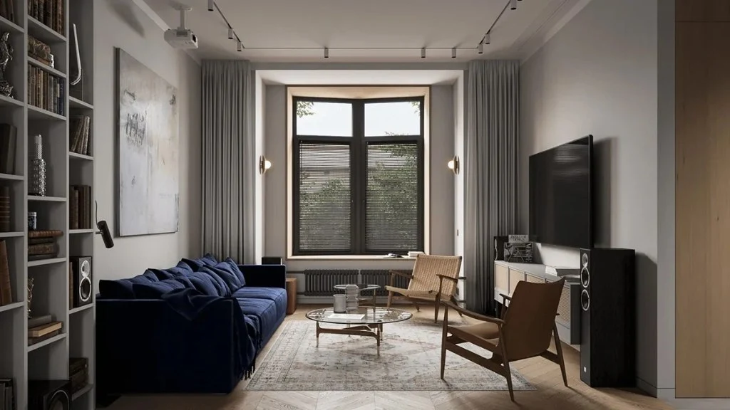Minimalist and Elegant Home(DRSSJY0071RT)-Living room