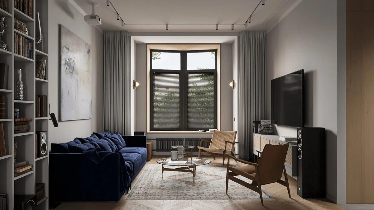 Minimalist and Elegant Home Living room 1