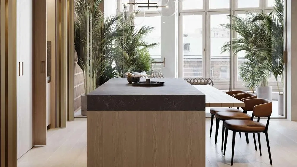 Large Flat Apartment dining-room