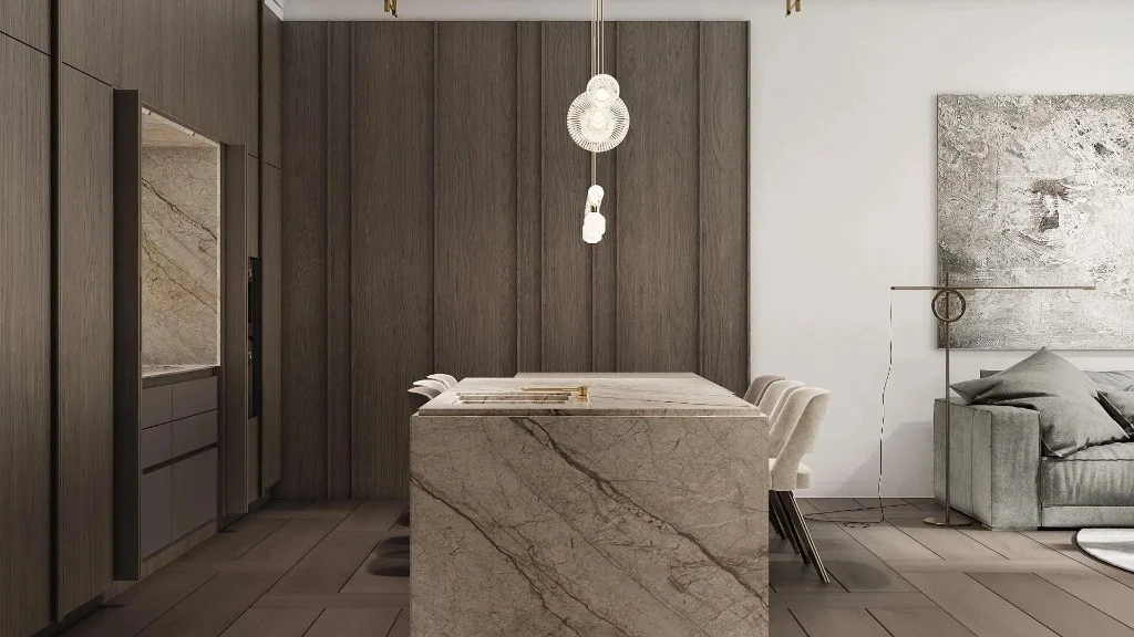 Premium Gray Apartment dining-room