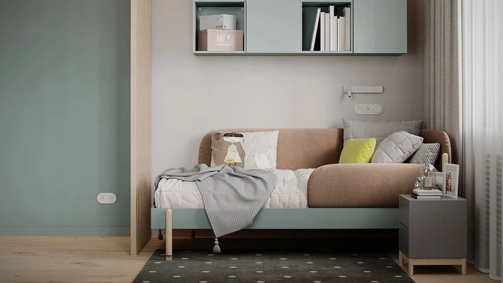 Log Style bedroom