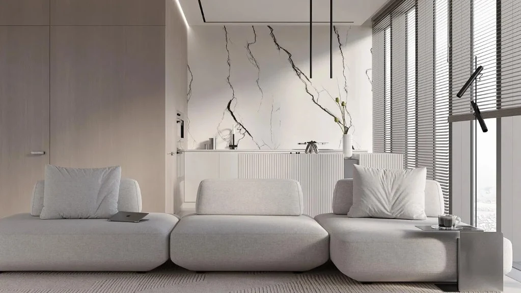 Ultimate Minimalist Space living-room