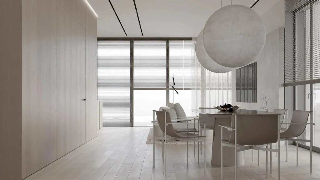 Ultimate Minimalist Space dining-room
