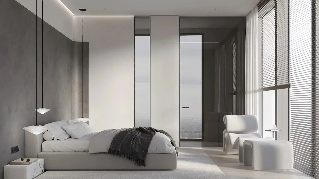 Ultimate Minimalist Space bedroom
