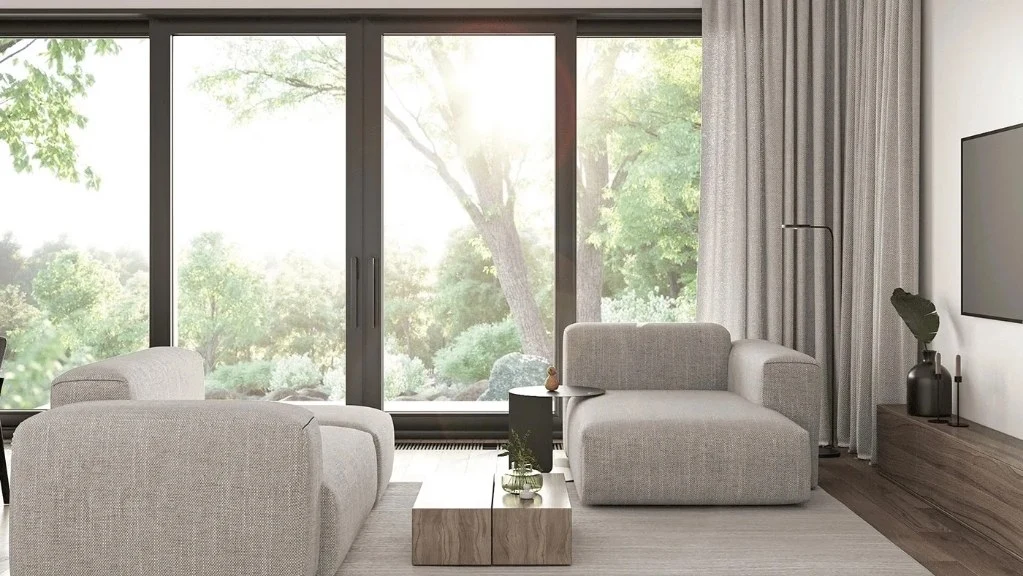 Light Gray Line living-room