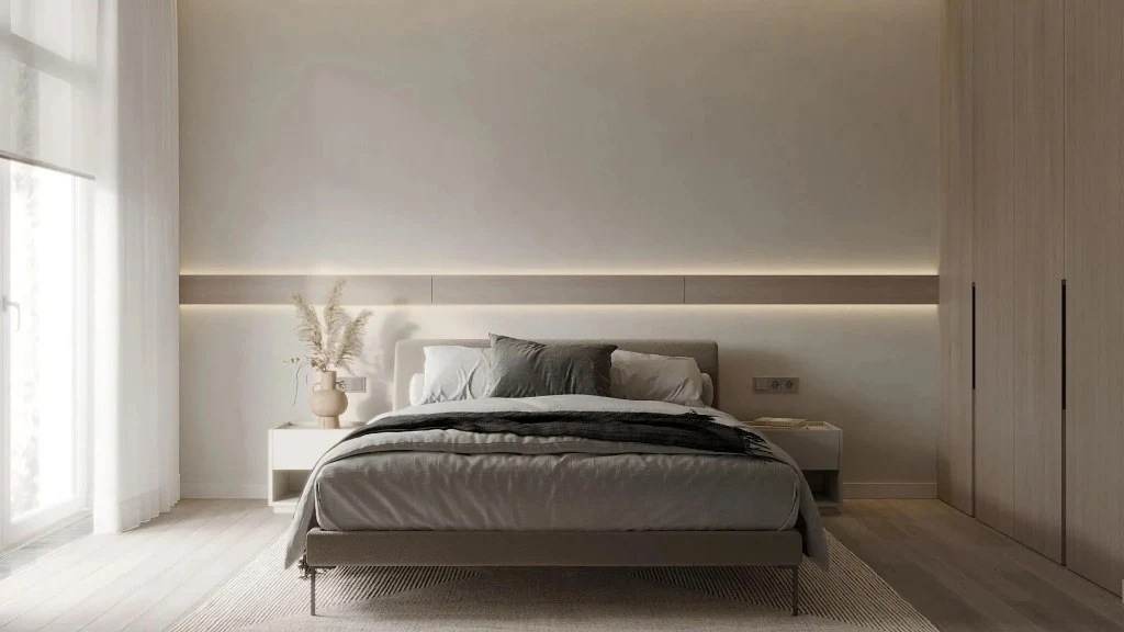 The Art of Silent Space bedroom