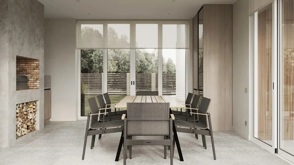 The Art of Silent Space dining-room