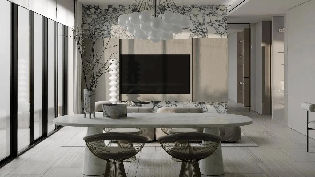 Elegant and High-end Home Space dining-room