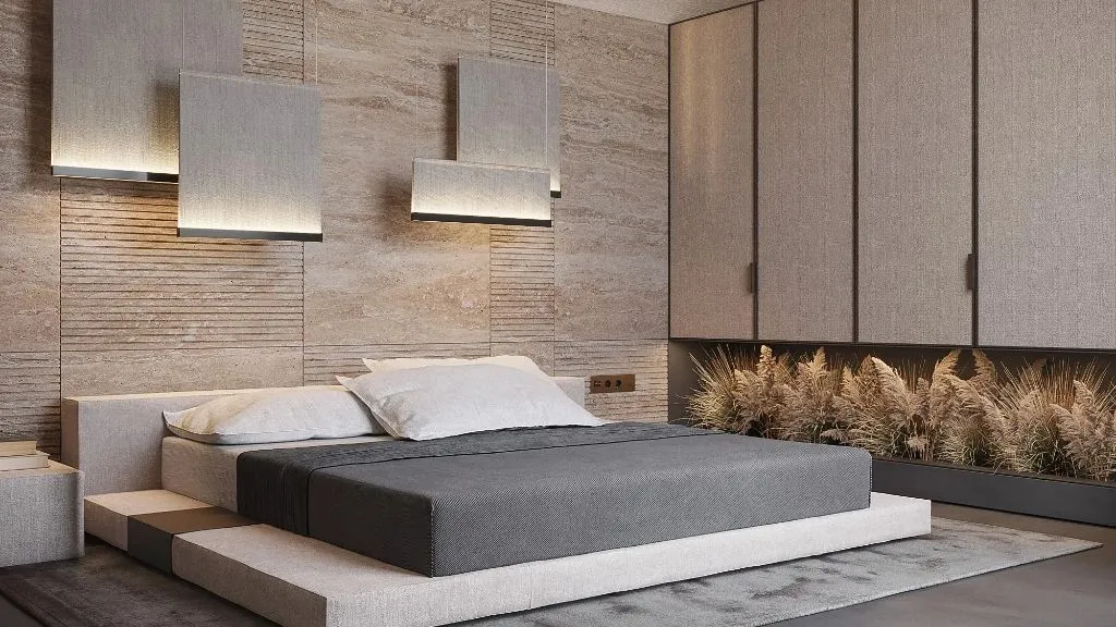 Modern Minimalist Home Space bedroom