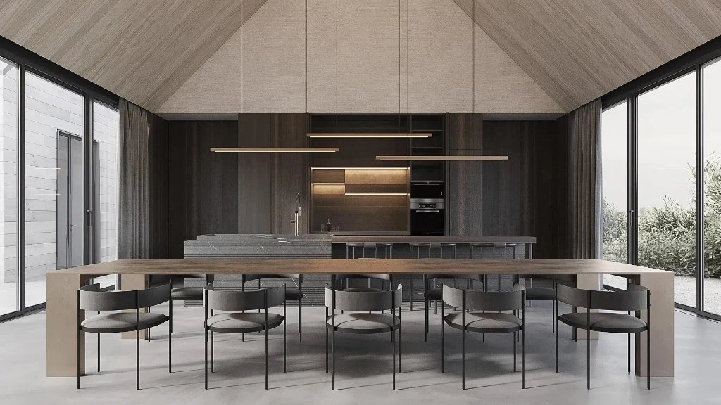 Modern Minimalist Home Space dining-room