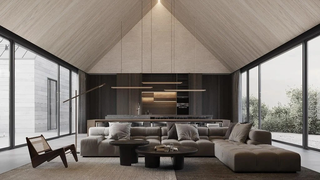 Modern Minimalist Home Space living-room